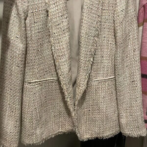Ann Taylor Blazer with fringe detail Sz 4